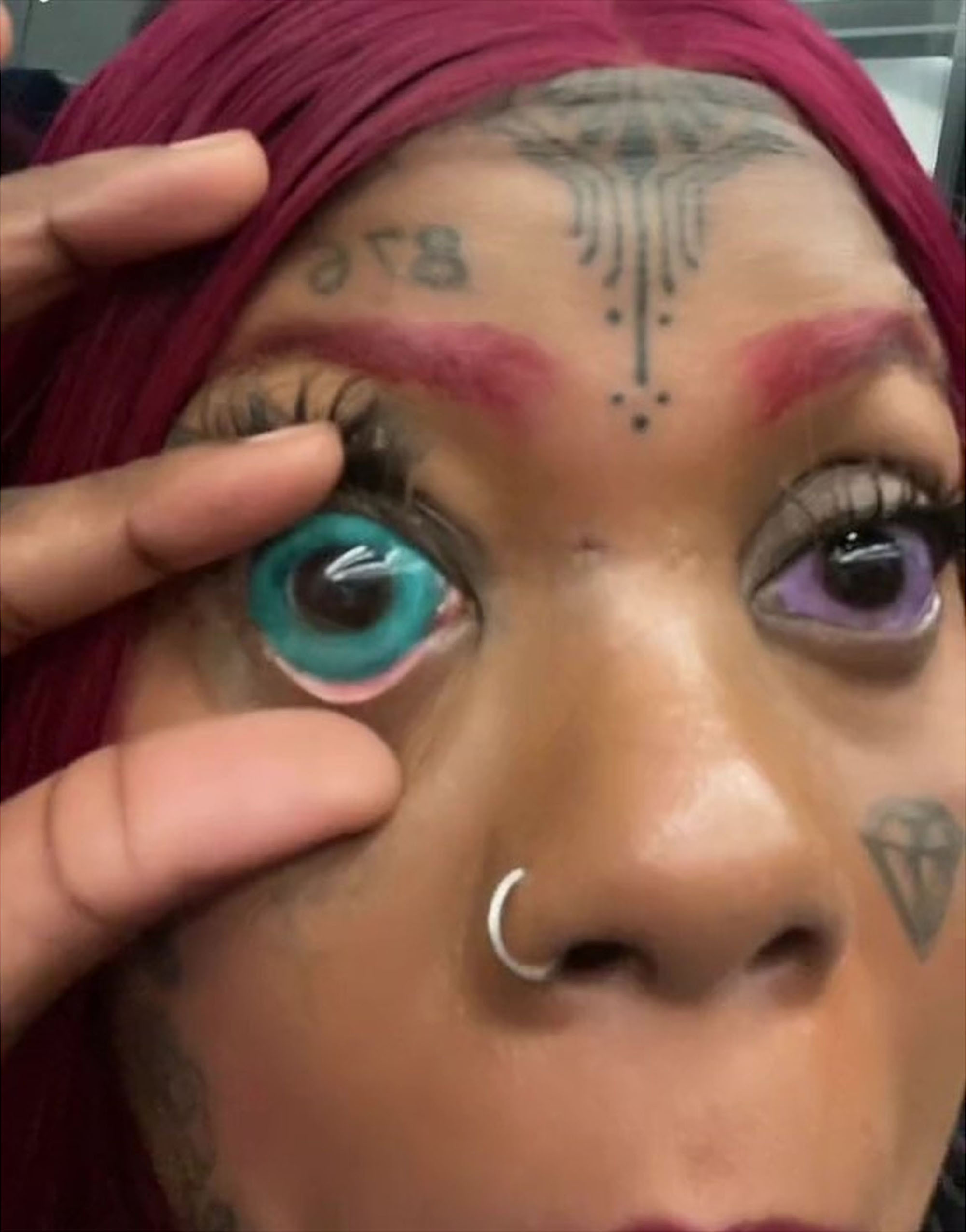 Blue eye tattoo