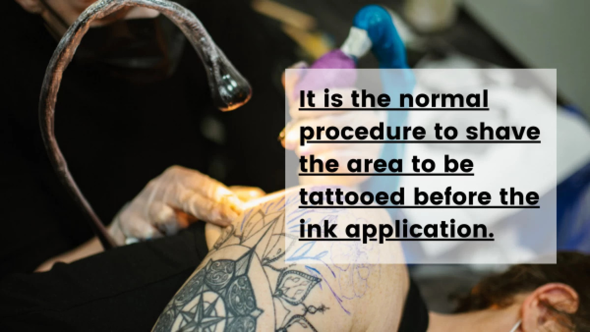 Clean Shaven Arm Tattoo Prep