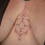 Sternum tattoo