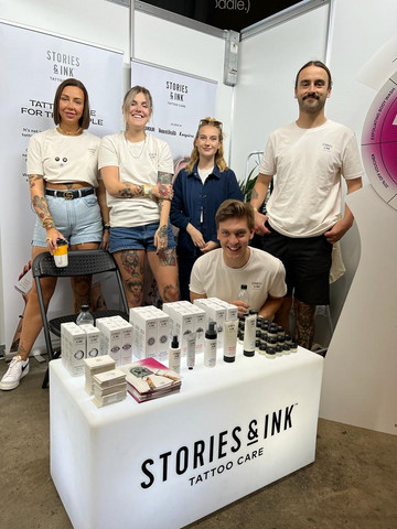 Stories & Ink team at Leeds tattoo convention