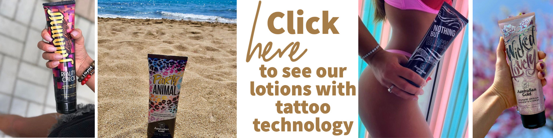 Tattoo-friendly tanning lotion