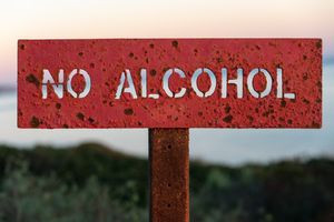 No Alcohol Sign