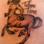 Tebow Time tattoo