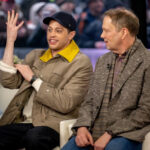 Pete Davidson shows off his arm that used to be covered in tattoos on TODAY.