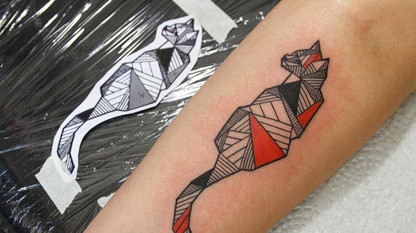 Tattoo stencil printer setup with Phomemo machine and transparent paper