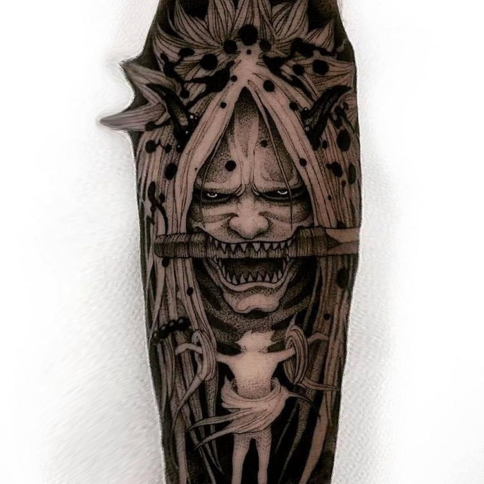 Reaper Death Seal Tattoo Idea 7