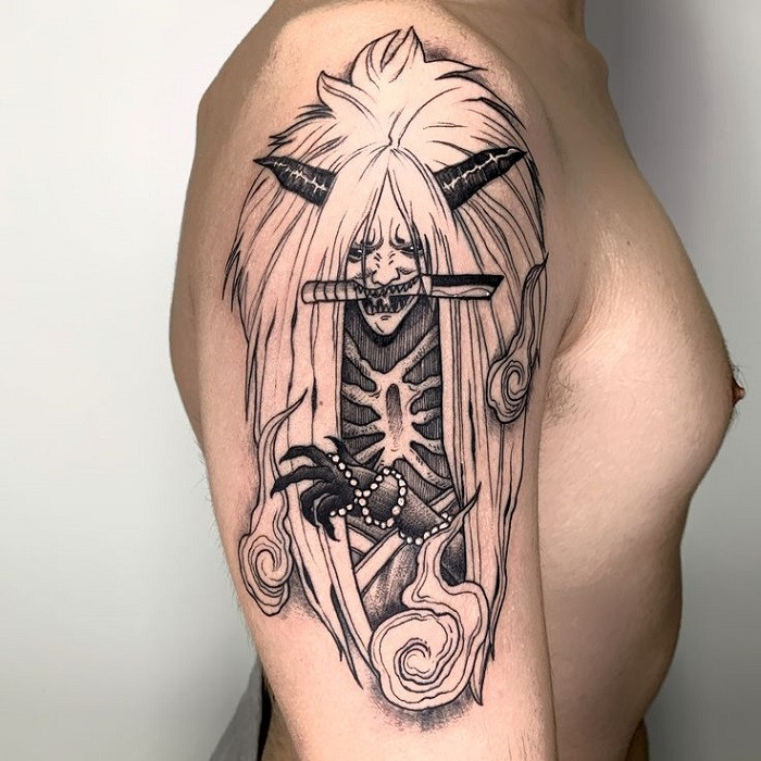 Reaper Death Seal Tattoo Idea 8