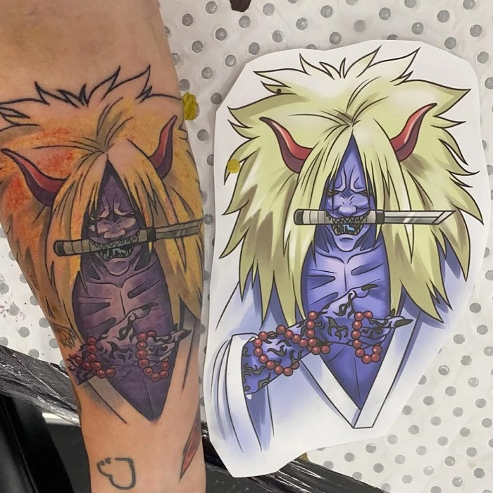 Reaper Death Seal Tattoo Idea 11