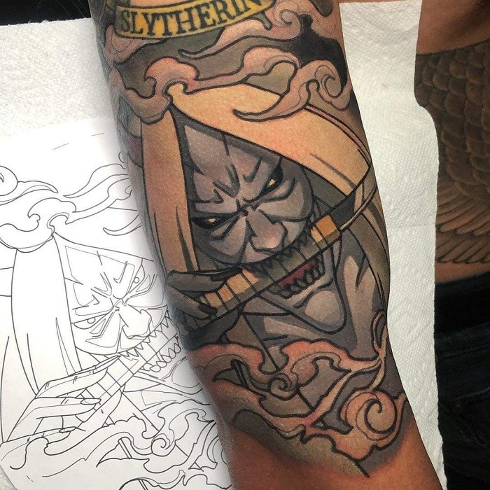 Reaper Death Seal Tattoo Idea 12