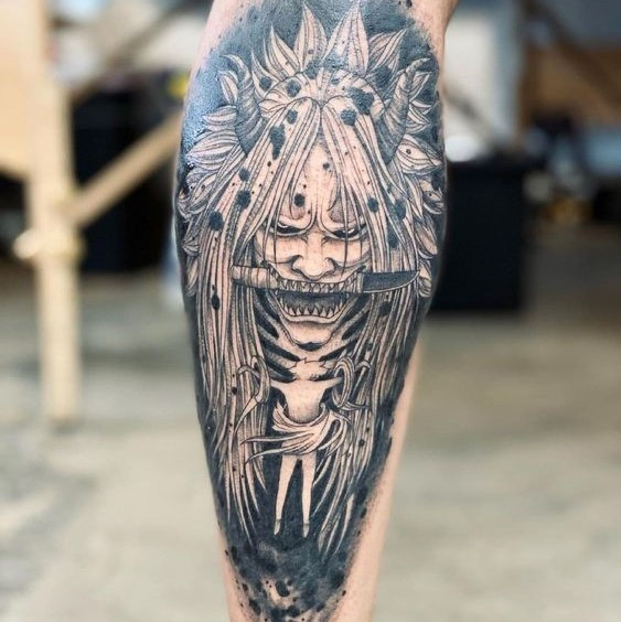 Reaper Death Seal Tattoo Idea 16