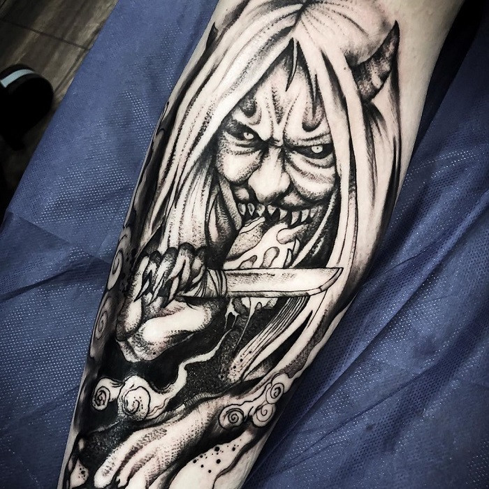 Reaper Death Seal Tattoo Idea 26