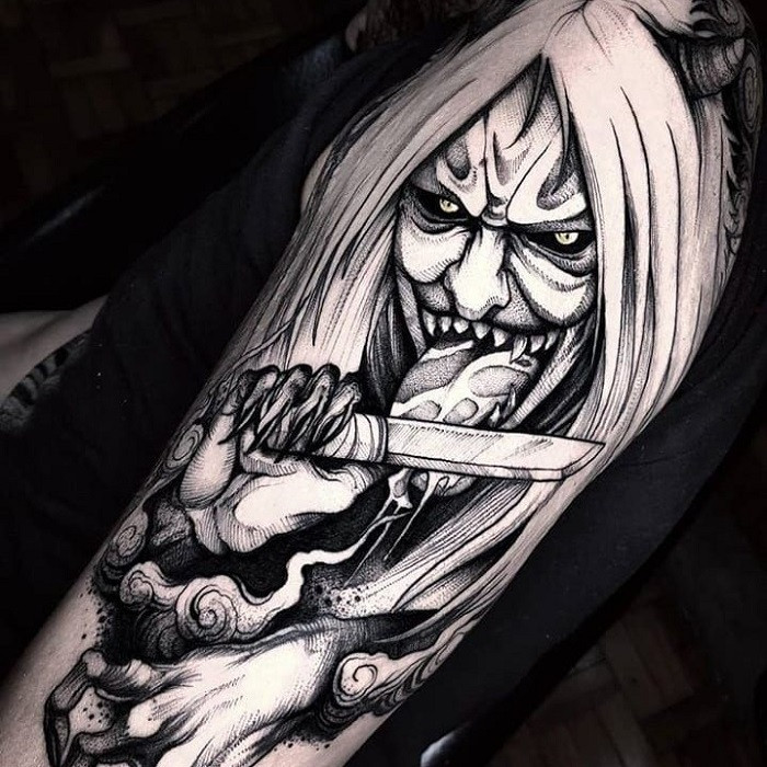 Reaper Death Seal Tattoo Idea 29