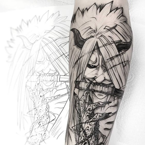 Reaper Death Seal Tattoo Idea 5