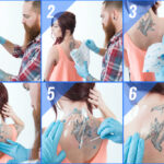 Clear Tattoo Bandage Application