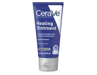 CeraVe Healing Ointment, enriched with ceramides, supports skin barrier repair, ideal for tattoo aftercare.