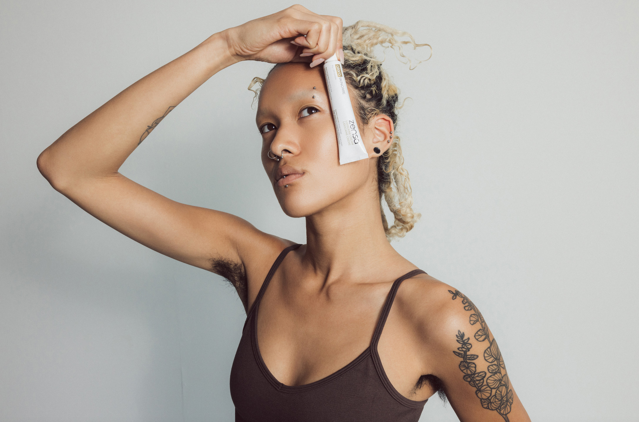 Woman with Shoulder Tattoo
