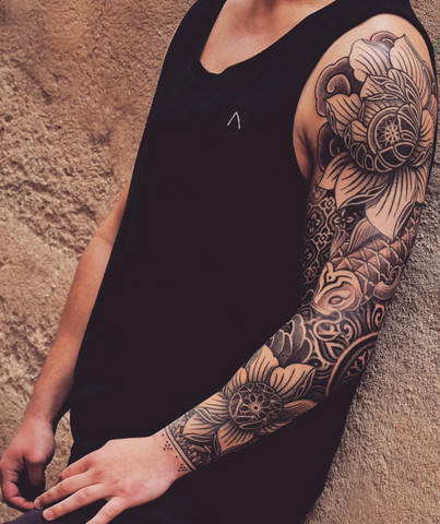 Placement of gap filler tattoo