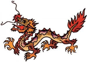 Golden Dragon Tattoo