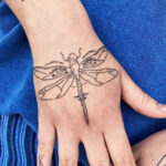 Hand poke tattoo design