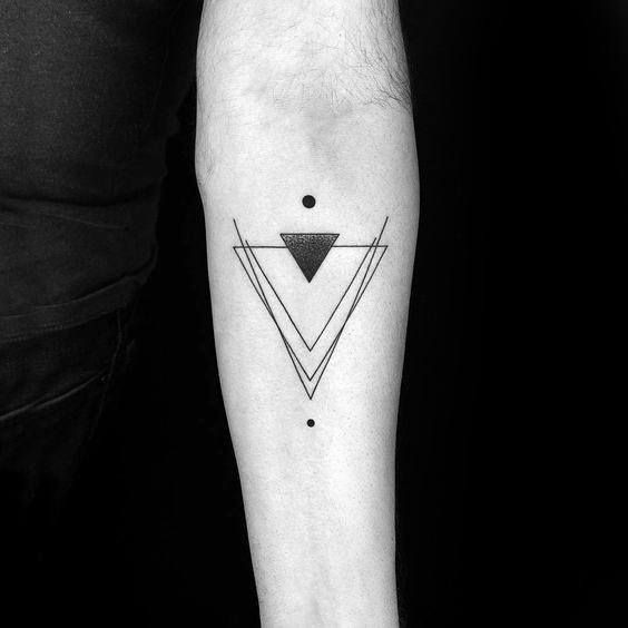 Simple Inner Arm Geometric Triangle