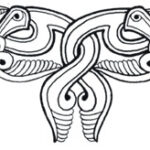 Anglo-Saxon shield design tattoo