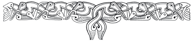 Anglo-Saxon shield design tattoo