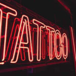 Neon tattoo sign