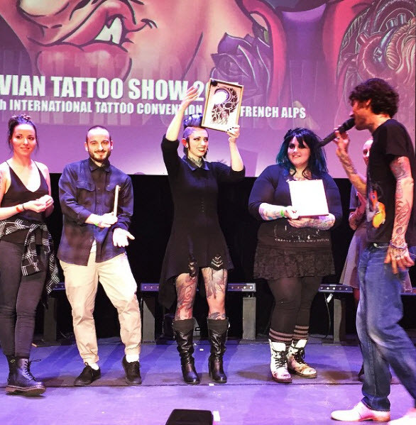 Teresa Sharpe, Evian Tattoo Show