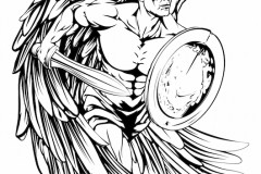 Angel tattoo