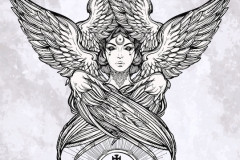Angel tattoo