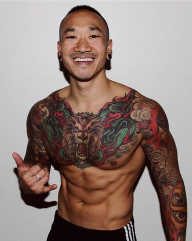 Traditional Chest Tattoo