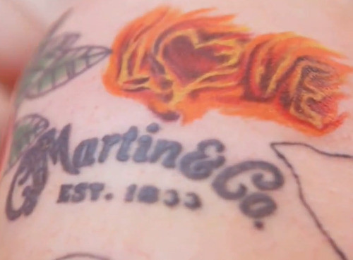 Ed Sheeran's Rose Tattoo