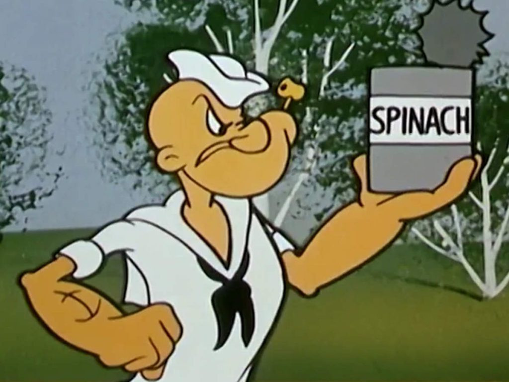 Popeye's iconic anchor tattoo, a symbol of stability and maritime tradition