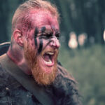 Viking with Painted Face