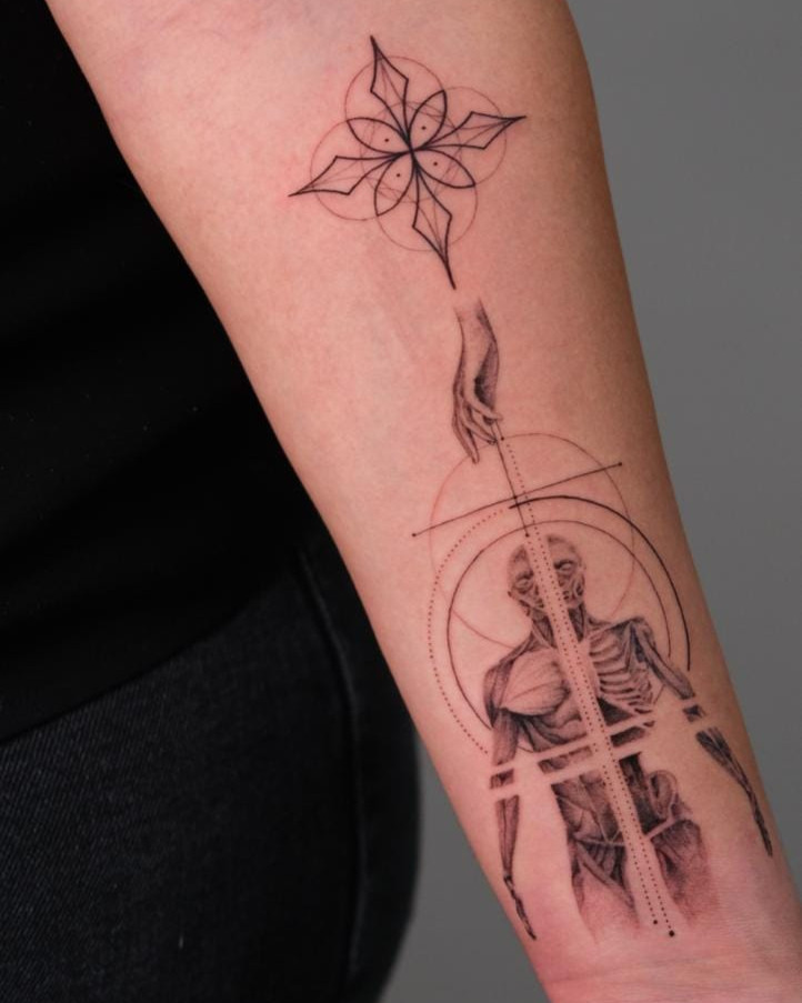 Large Fine Line Tattoo Price