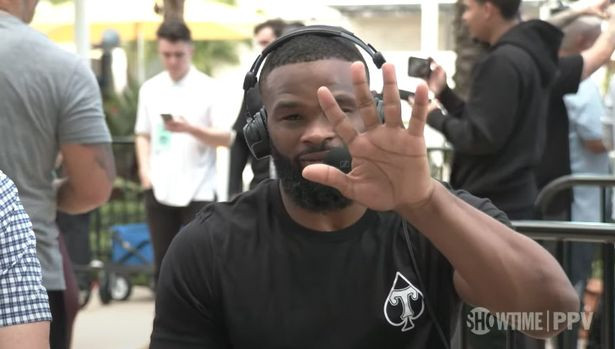 Tyron Woodley got this tattoo after losing to Jake Paul, but now Paul has a new bet