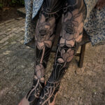 Polynesian Blackwork Tattoo