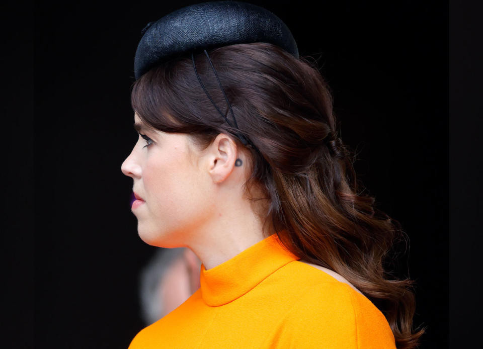 Princess Eugenie's subtle ear tattoo