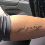 Gwen Stefani shared a photo of a tattoo on her Instagram Stories