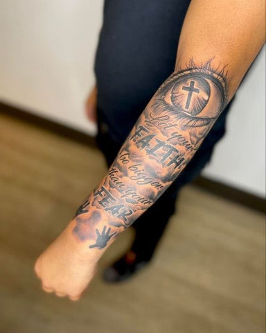 Bible Verse Tattoo Sleeve