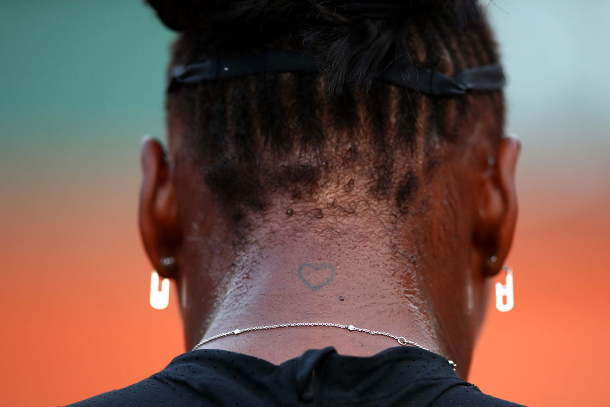 Serena Williams Heart Tattoo