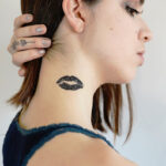 Lip Tattoo on Neck: Expressing Individuality and Style