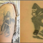 Close-up of a tattoo on a person's arm