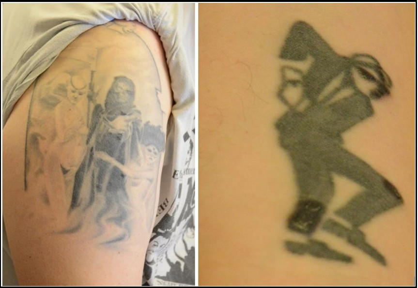 Close-up of a tattoo on a person's arm