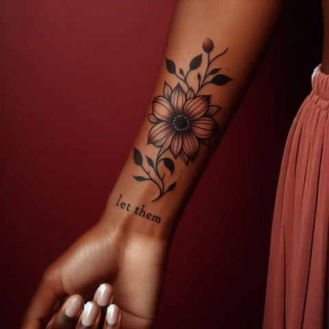 Let Them Forearm Tattoo