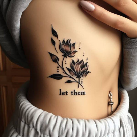 Let Them Ribs Tattoo