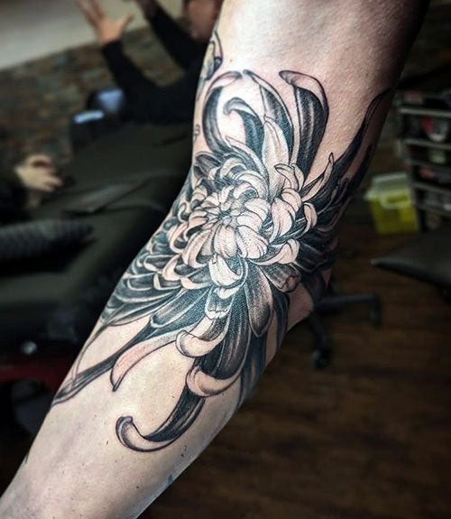 Manly Chrysanthemum Tattoo