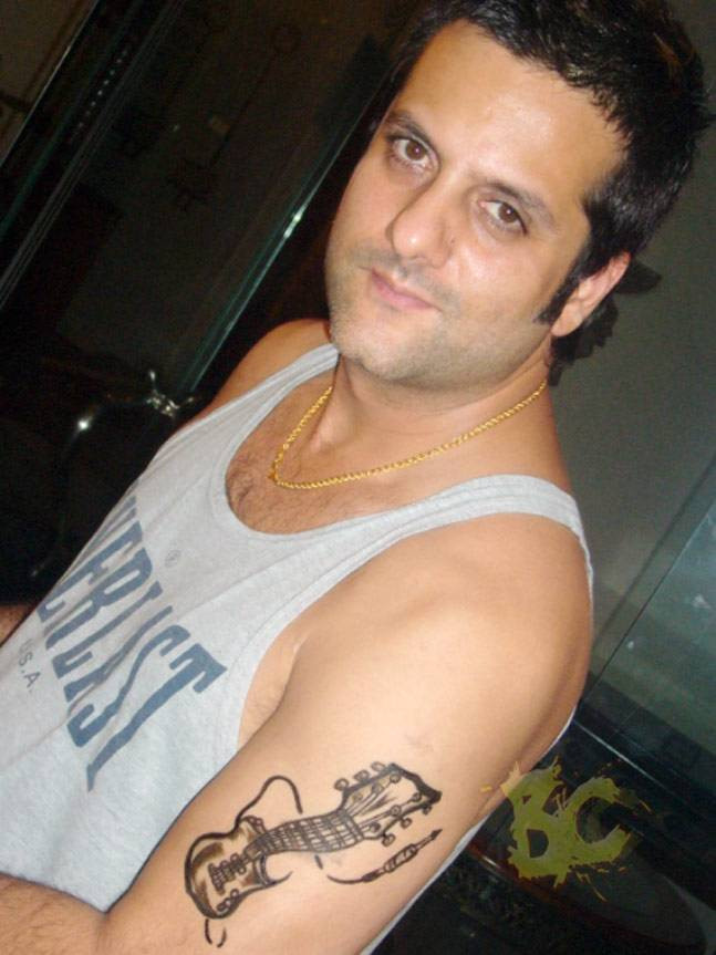 Fardeen Khan shows off a tattoo art piece