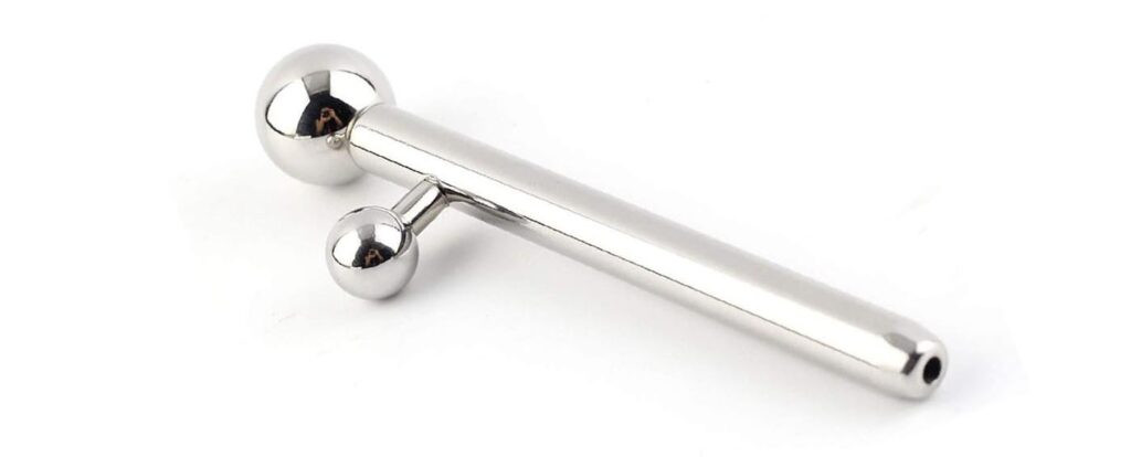 A Prince's Wand, a specialized piece of jewelry for Prince Albert piercings