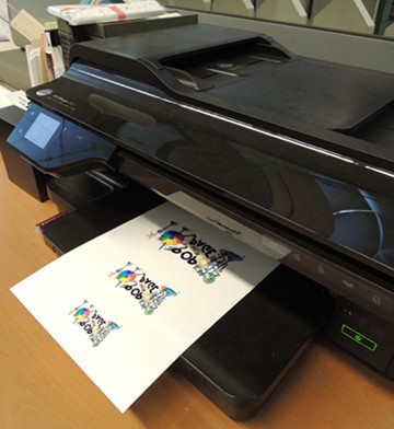 Printing tattoo paper with an HP Officejet printer